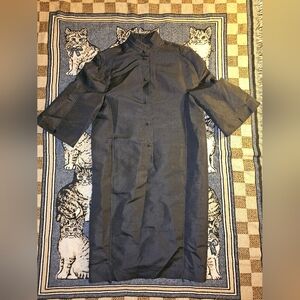 Ralph Rucci Chado Dress Size 8 Oriental Style Half Sleeve Lined
